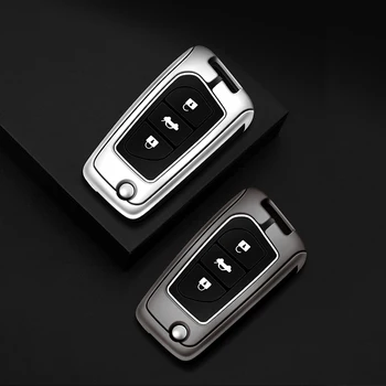 Zinc Alloy Car Key Case Cover Shell Fob For Toyota Auris Corolla Avensis Verso Yaris Aygo Scion TC IM Camry RAV4 Forturner Hilux - Zinc Alloy Car Key Case Cover Shell Fob For Toyota Auris Corolla Avensis Verso Yaris