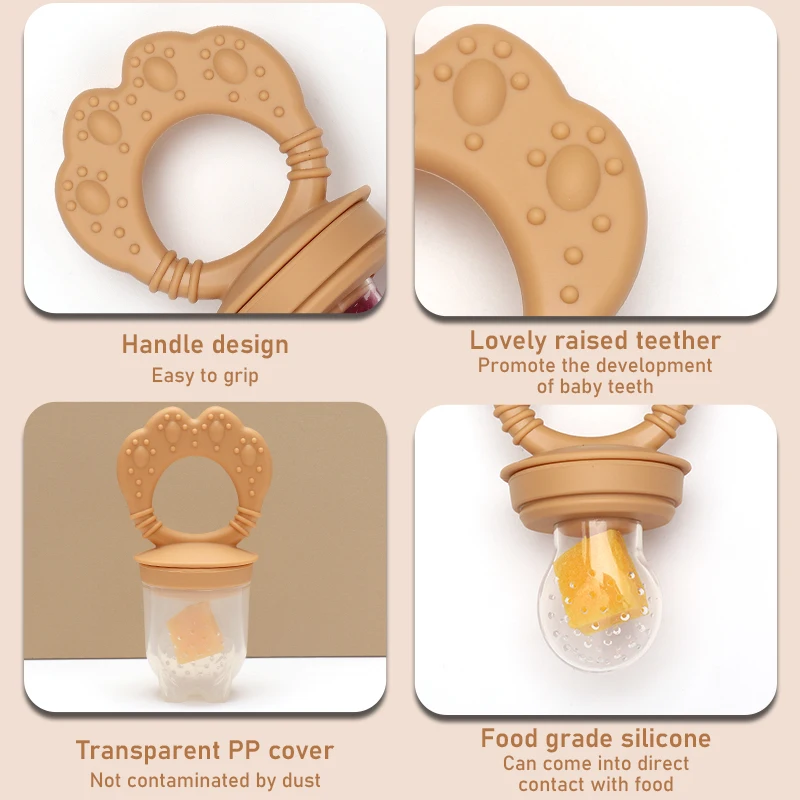 Baby Breast milk Popsicle Molds & Baby Fruit Feeder (2 Pack), Food Freezer Tray Storage Containers Set