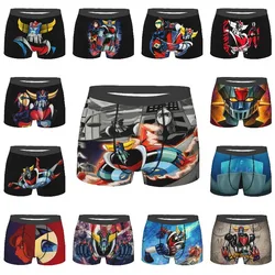 Goldorak Anime Mazinger Z Underwear Men Sexy Print UFO Robot Grendizer Boxer Shorts Panties Briefs Breathbale Underpants