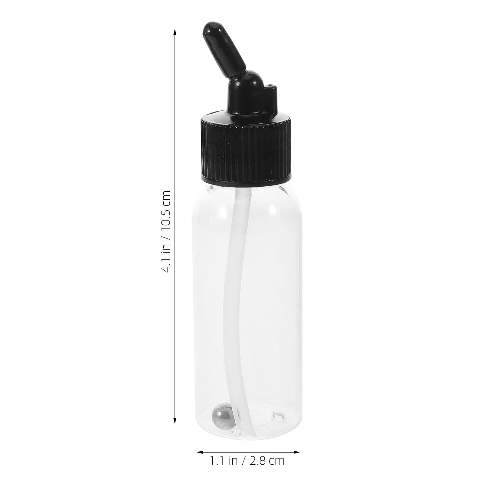 10Pcs 에어 브러시 페인팅 병 30Ml 재사용 가능한 플라스틱 안료 용기 부드럽고 연속적인 페인트 흐름을 위한 누출 방지 밀봉 컵