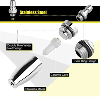 360° Rotating Turbo Nozzle for Pressure Washers! 1/4" Quick - Connect, Ideal for Concrete, Brick, Wood Fences & Windows 2