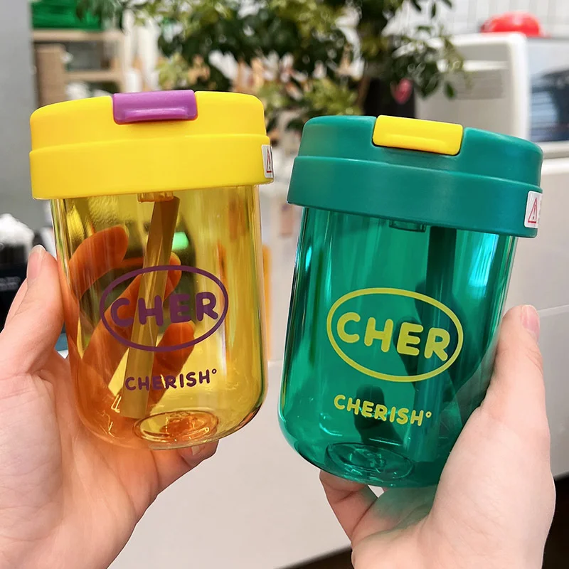 

Сетчатая красная высокая красота с чашкой для мужчин и женщин Лето INS ветрозащитная Студенческая термостойкая пластиковая портативная маленькая чашка для воды