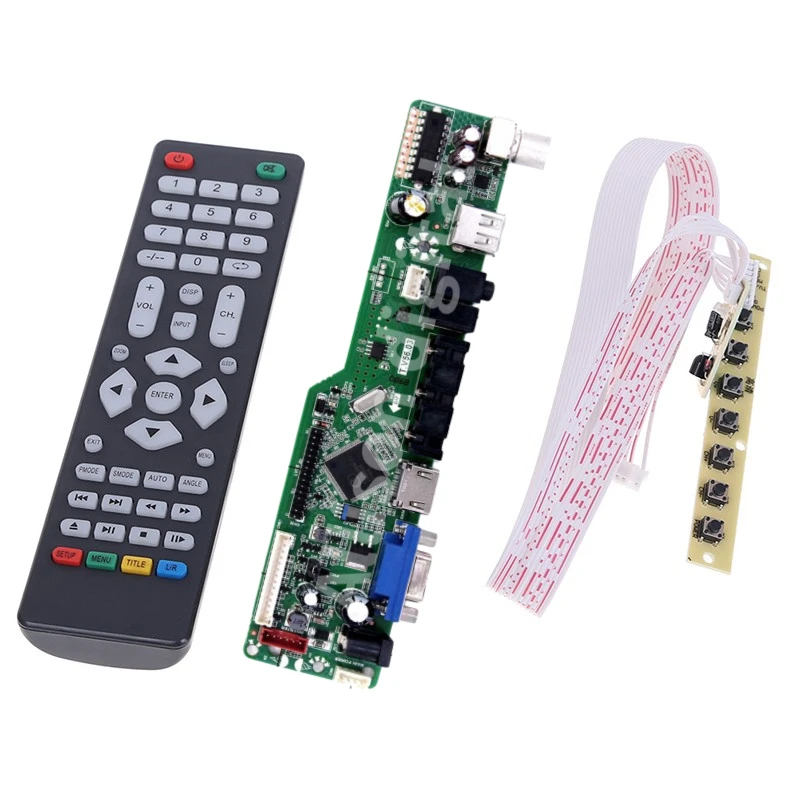 TV, HDMI, VGA, AV, USB Ʈѷ  ̹  ŰƮ, 15.4 ġ LP156WH4(TL)(N1) LP156WH4-TLN2 1366x768 LCD LED ũ, ǰ