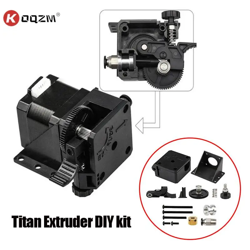 Titan Extruder Parts 3D Printer Stock Feeder Compatible with ANYCUBIC Mega S X Series,CR10,Ender 3 Series DIY 3D Printer, ED3 V6