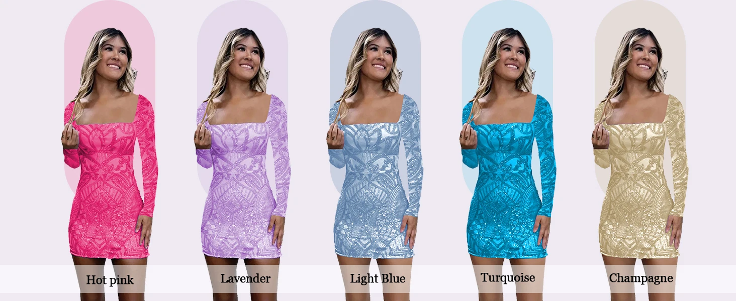 Vestidos cortos de fiesta con encaje y lentejuelas para adolescentes
