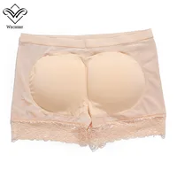 Sous-vêtements pour femmes, faux fesse, modelant le corps, culotte rembourrée sans couture, sexy, rehausseur de hanches, taille haute, contrôle du ventre, court 3