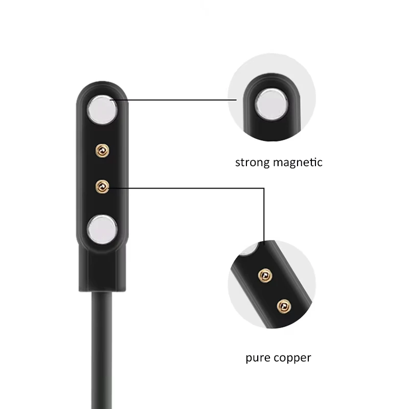 Universal USB Magnetic Smart Watch Charging Cable, 2/4 Pins