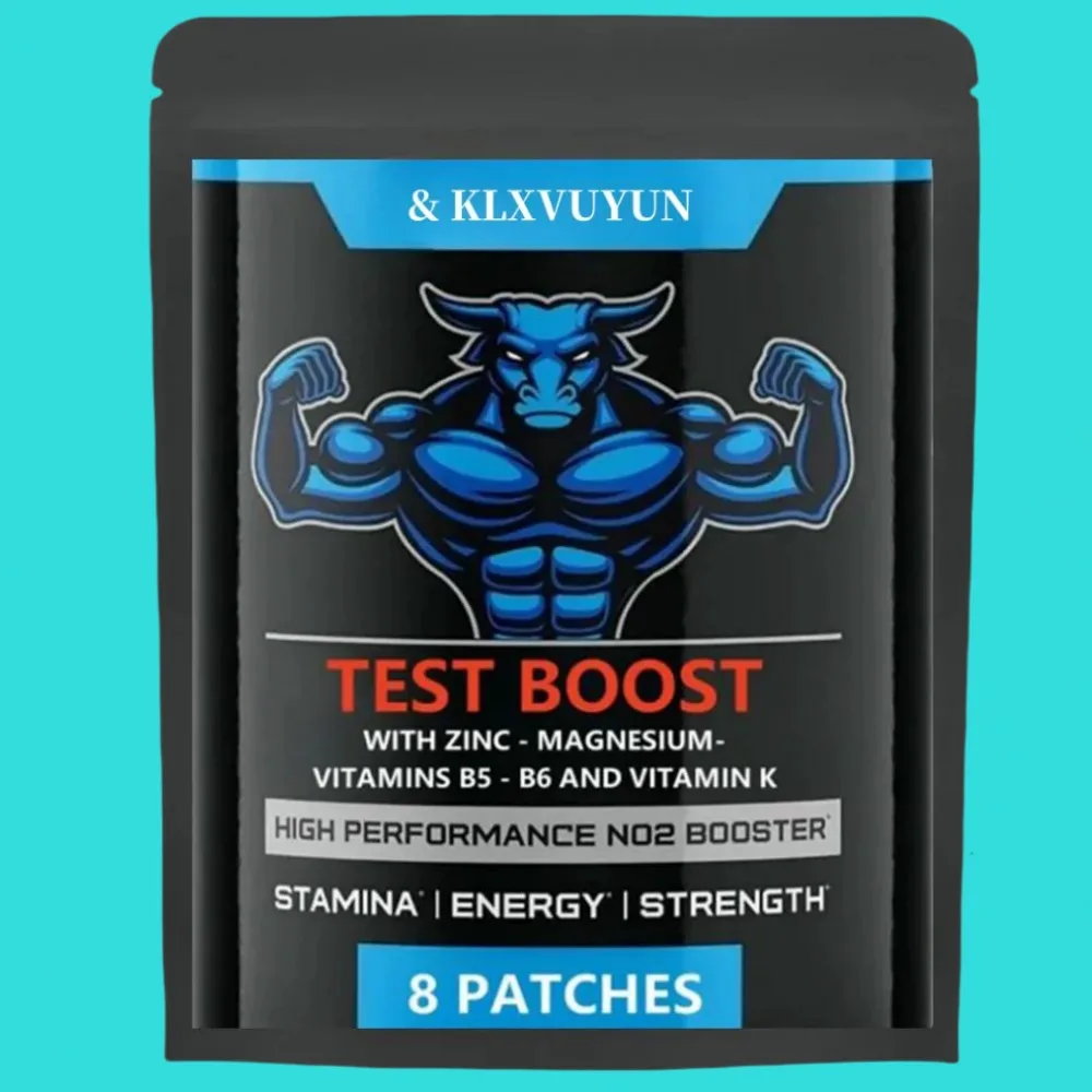 

Testosterone Booster For Men 8 Transdermal Patches, With Zinc Patches Made In Usa. 8 Weeks Supply.