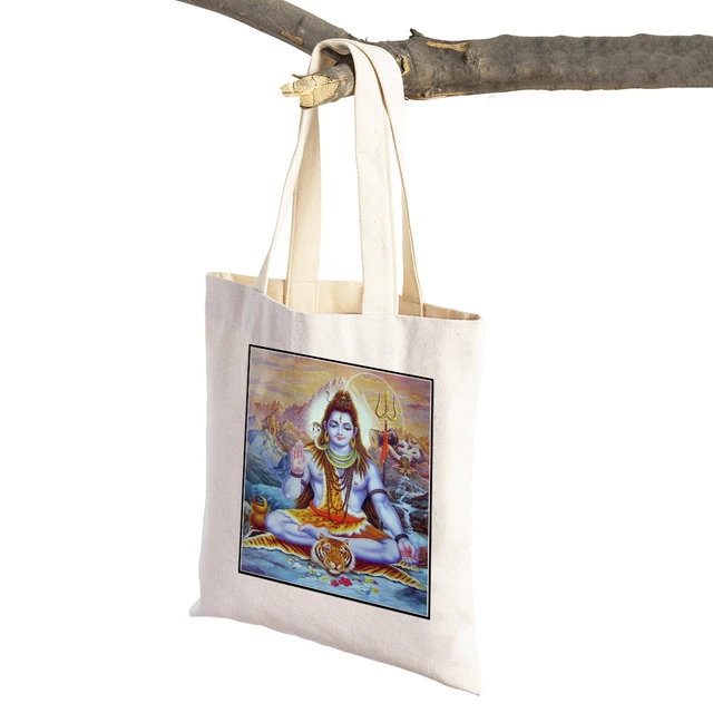 Lord Shiva - Har Har Mahadev Tote Bag by Asp Arts - Fine Art America