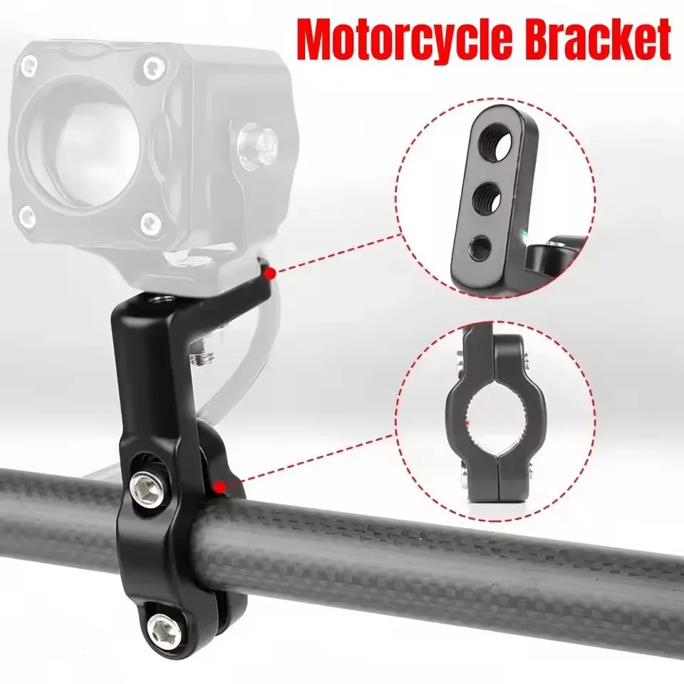 Aluminum Motorcycle Handlebar Mount for Lights and Navigation