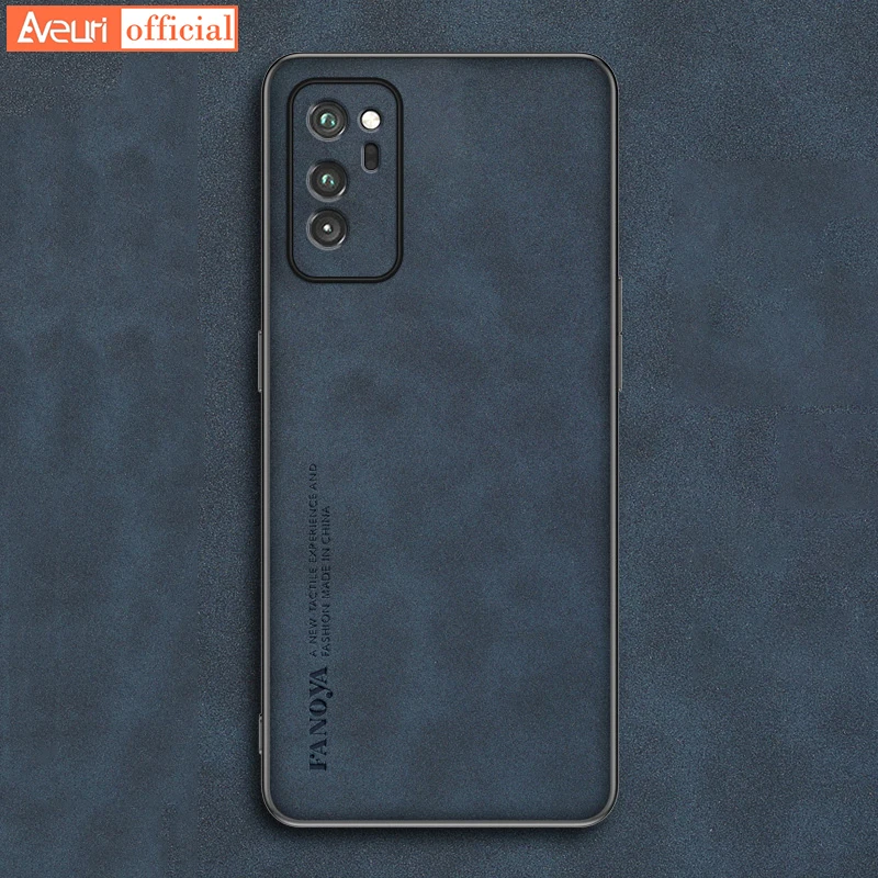 Luxury PU Leather Business Matte Silicone Phone Case Cover