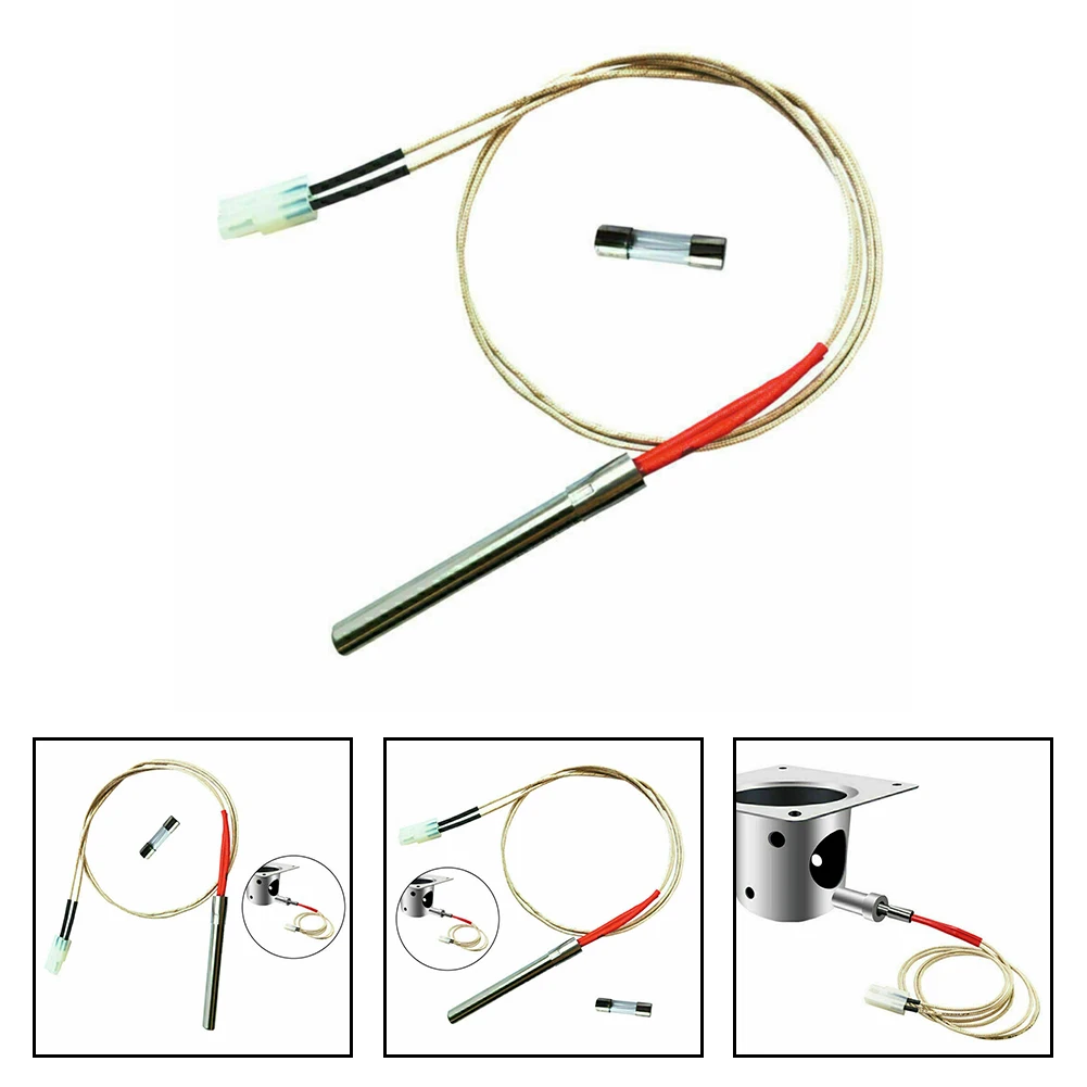 120V 점화봉 난로 가열 튜브(화덕용) 바베큐용 고밀도 카트리지(트레이거 파티클 스토브용)