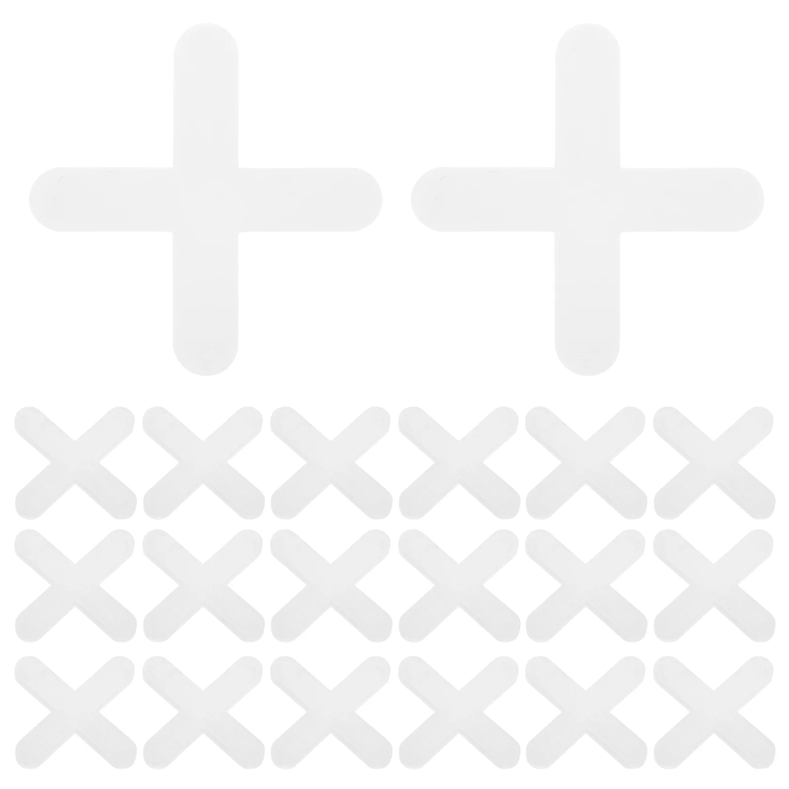 

1000 Pcs Tile Cross Spacers 4mm Deck Ceramic Gasket Plastic Square Tiles Leveling System