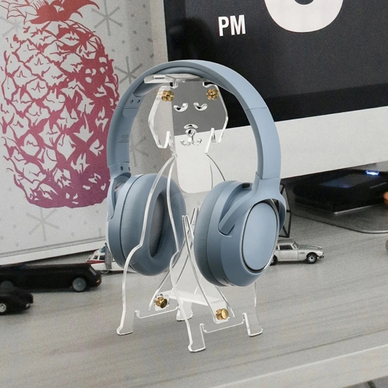 

Современная акриловая подставка для наушников, держатель для гарнитуры с прочным основанием Широкая применимость Стеллаж для