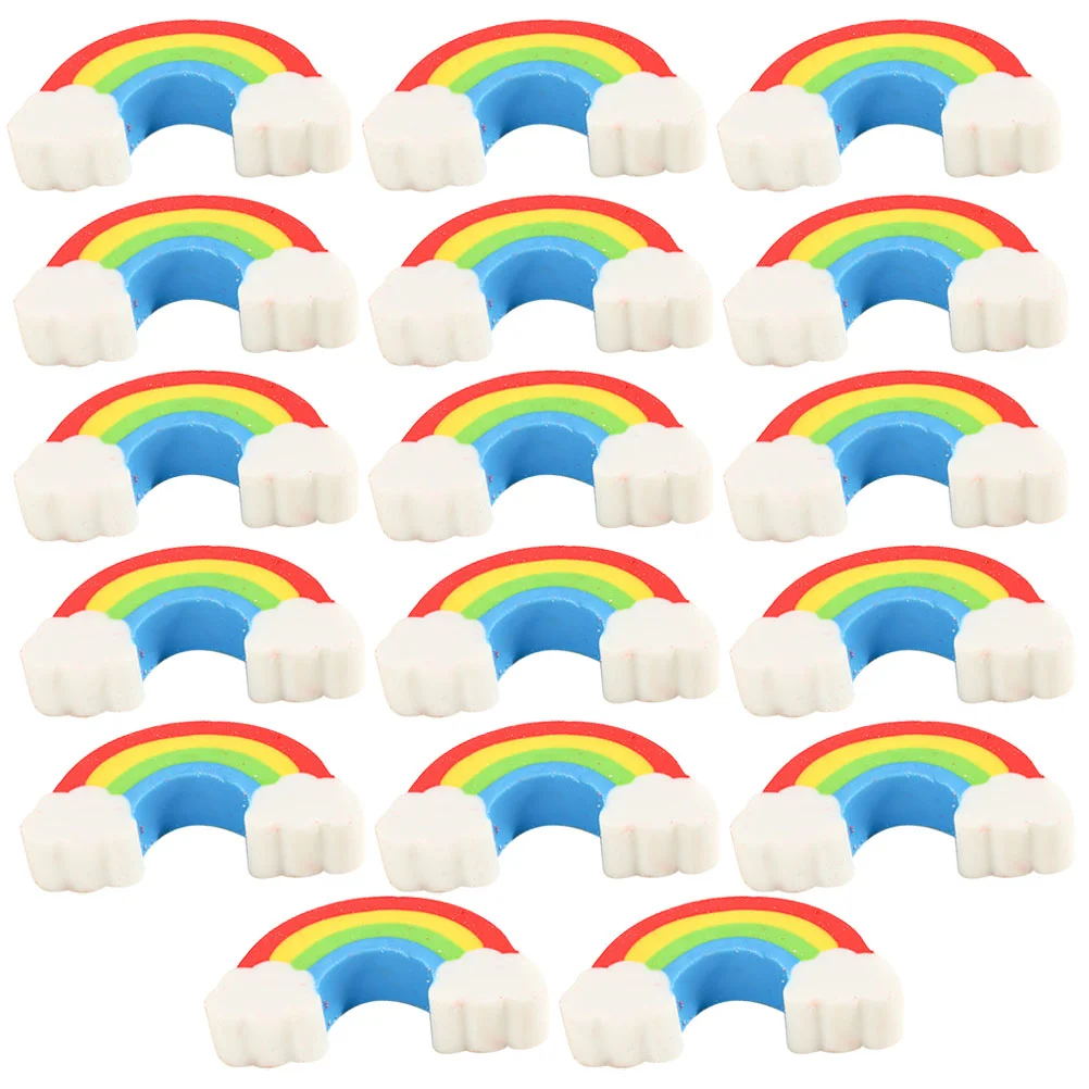 

100 Pcs Cake Rainbow Bridge Eraser Child Decor Mini Erasers Adorable Pencil