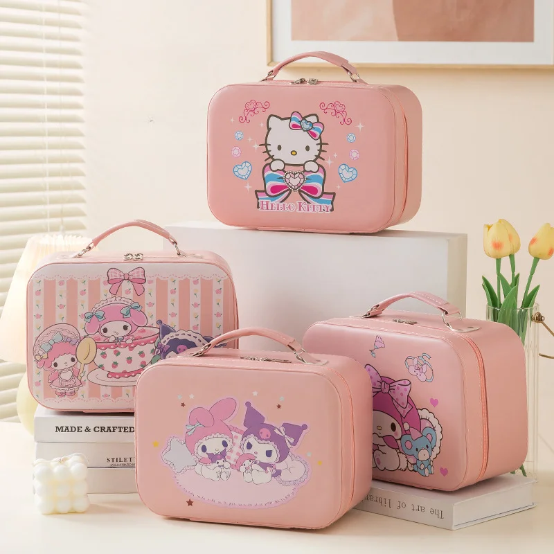 My Melody Suitcase Women Vanity Case Cute Travel Portability Solid