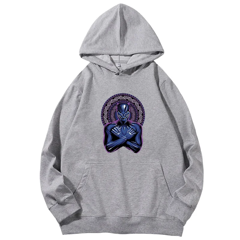 

Wakanda Forever Chadwick Boseman graphic Hooded sweatshirts cotton Hooded Shirt Spring Autumn essentials hoodie Man sweatshirts