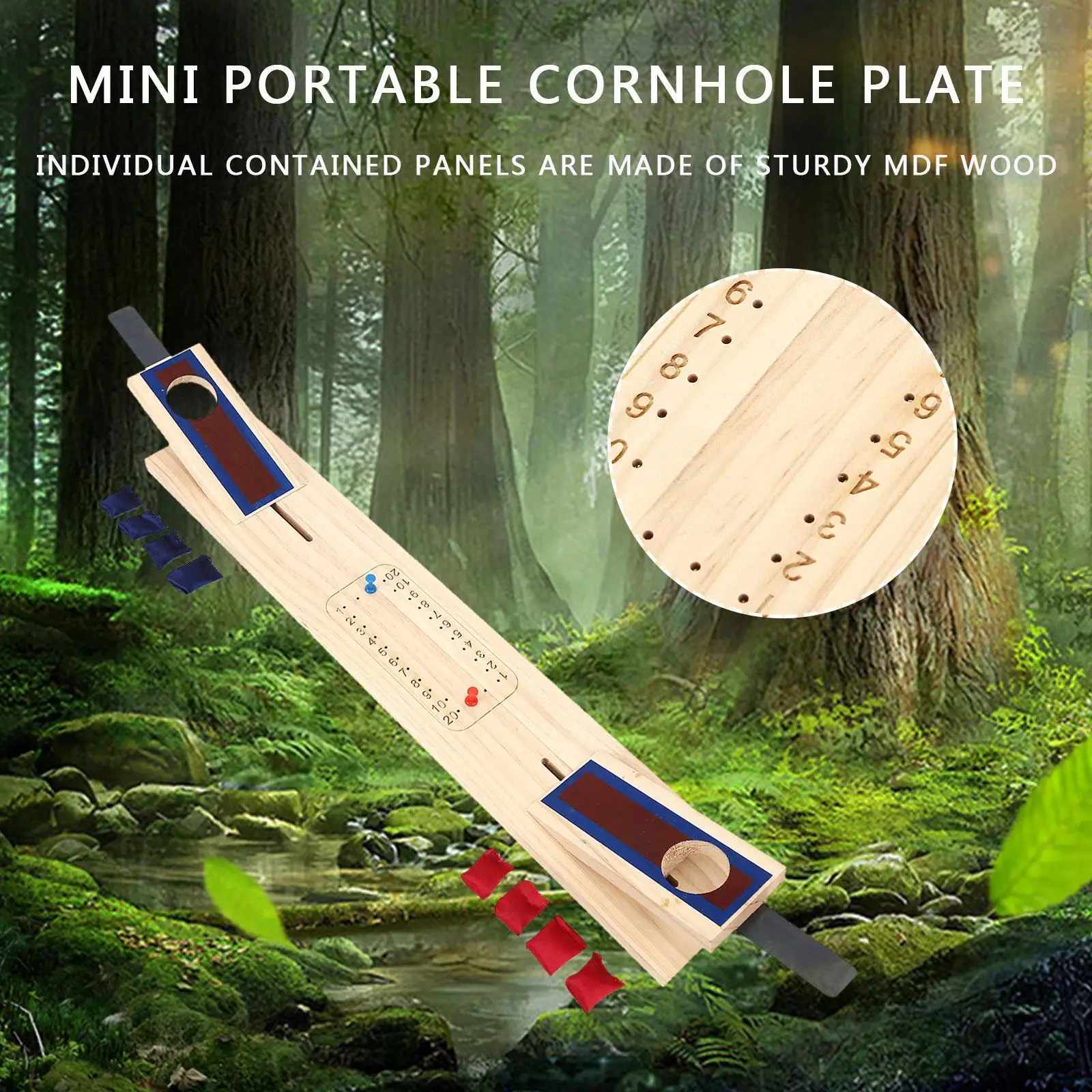 Mini Tabletop Cornhole Toss Game 2