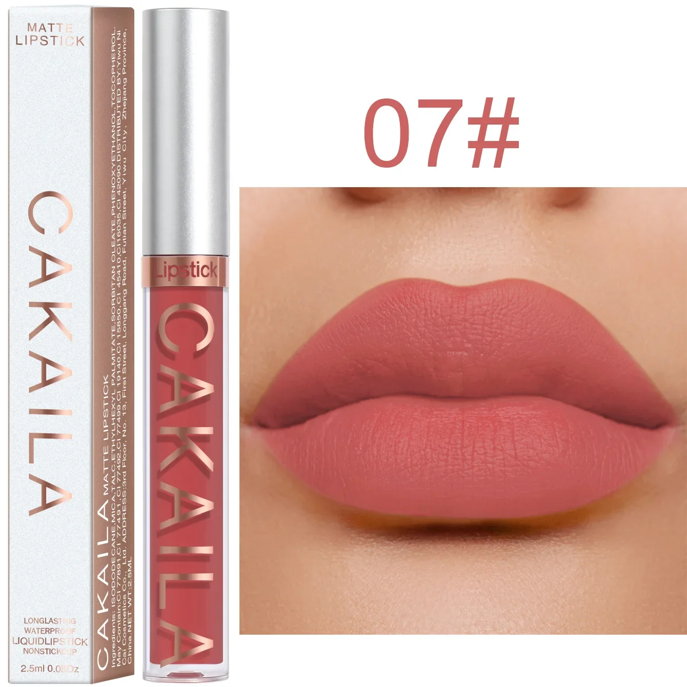 thumbnail image 1 of Sexy Long Lasting Velvet Matte Lip Gloss Liquid Lipstick Lip Makeup Women Beauty Red Nonstick Cup Waterproof Lip Gloss, 1 of 5