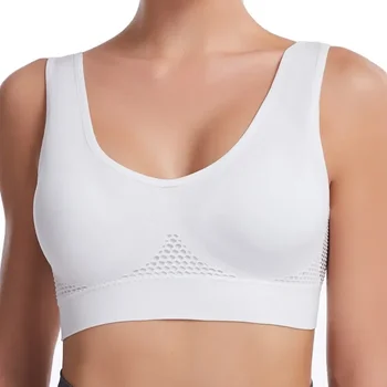 Customizable Sports Bras for Women Yoga Big Size Ladies Bralette Mujer Top Underwear Padded Fitness Running Vest Brassiere 1