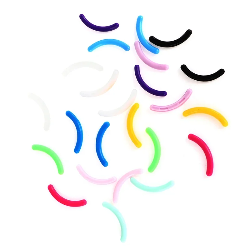Fashion Refill Eyelash Curler 20Pcs Women's Rubber Elastic Replacement Pad Silicone Gel Clip Pads Eye Makeup Tools