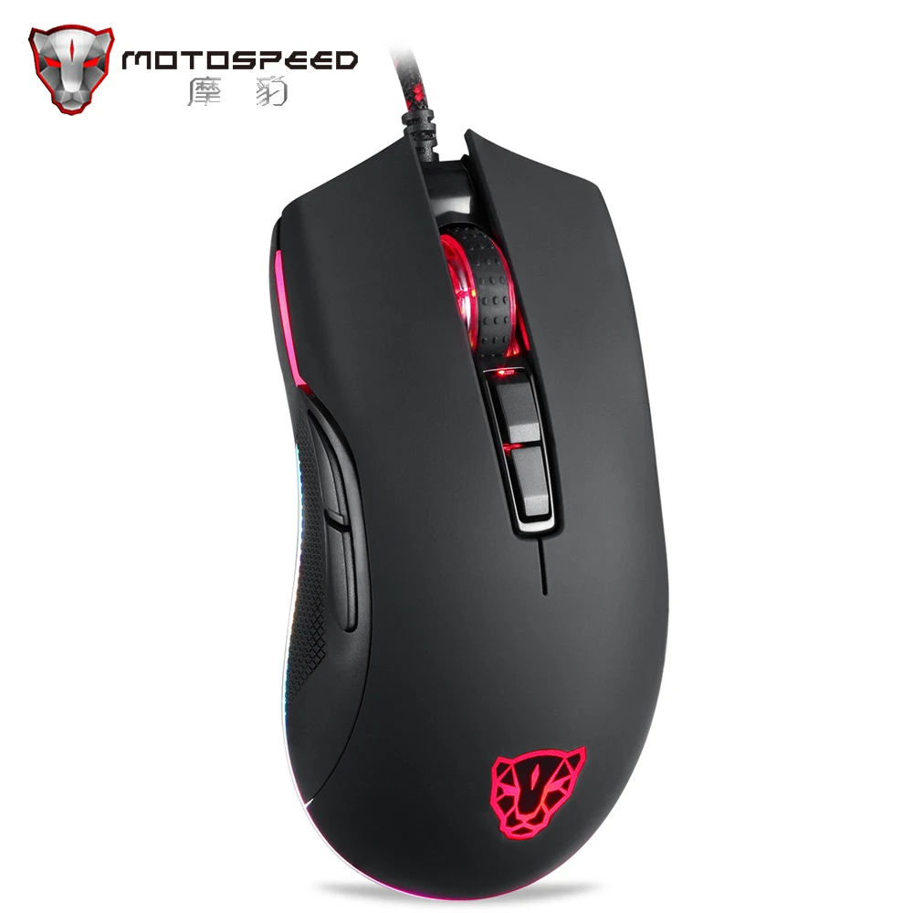 Motospeed-V70-USB-Wired-Gaming-Mouse-6400DPI-7-Buttons-RGB-LED ...