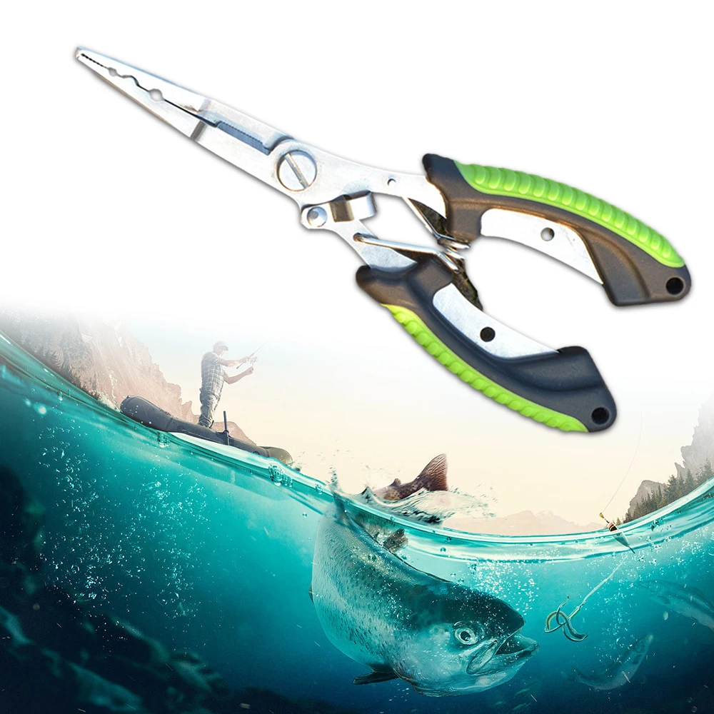 16cm Lure Fishing Pliers Sturdy Long Nose Hook Multi-functional Remover  Tools Fishing Braided Line Cutter Fishing Gifts for Men
