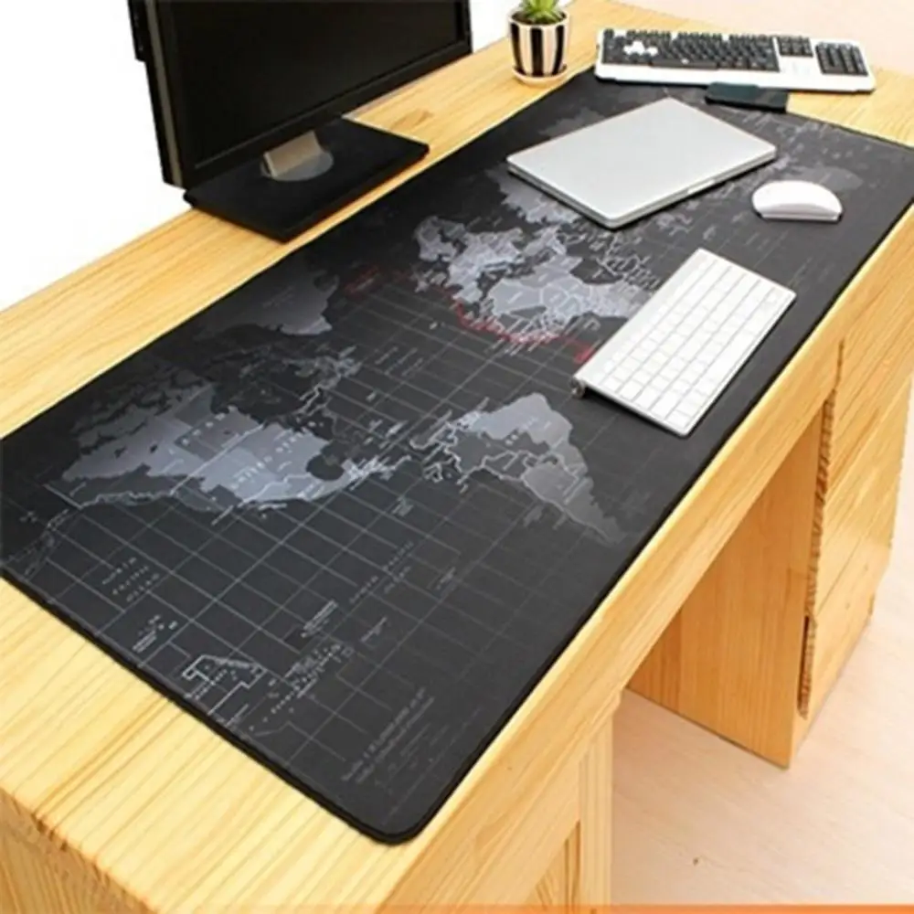 Large Mouse Pad Gaming Mouse Pad Table Mat Soft Foldable Laptop Keyboard Mat Home Office School Non-slip Game