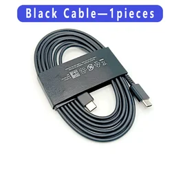 Super Fast Charging Type - C Cable, 1.8M 45W 3A PD - 1.8m (Black 1.8M Cable - 1ps)