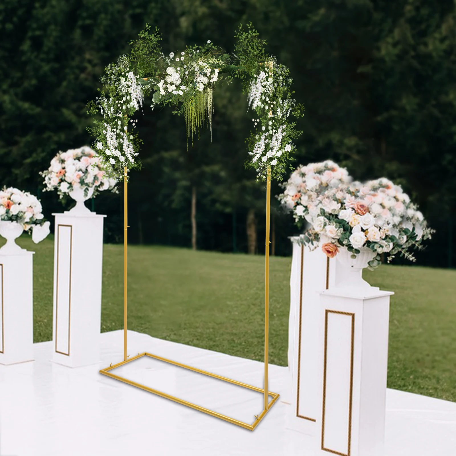 1.92m Wedding Road Flower Stand Background Decoration Rack 10kg Load-bearing Capacity