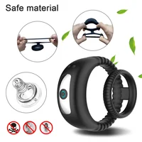 Vibrator Cock Ring Penis Verzögerung Ejakulation Cockring auf für Mann Sex Spielzeug für Männer Paar Ringe Penisring Sexy Shop Produts 18+ 4