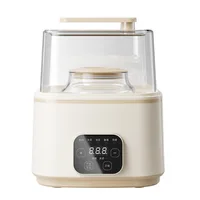 220V 20w 2L DIY Automatic Enzyme wine machine Ferment Yogurt maker two liners High borosilicate glass PTC heating Timing 1