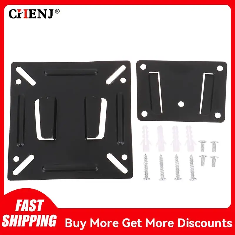 Supporto Tv Da 14-26 Pollici Supporto A Scatto A Parete Staffa A Schermo Piatto Supporto Tv Universale In Metallo Monitor Lcd Led Telaio Tv Vesa 75/10