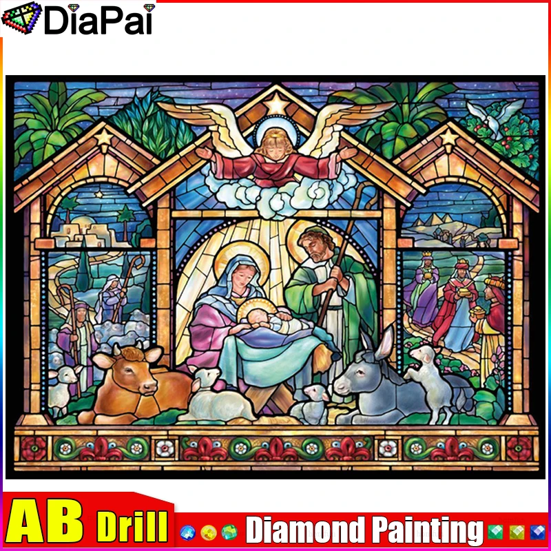 

Картина диаграмма AB 5D из страз, алмазная вышивка с полным заполнением, картина искусственного животного, домашний декор ручной работы