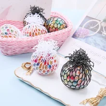 

Decompression vent color beads grape ball toy pinch music crystal grape ball funny vent ball