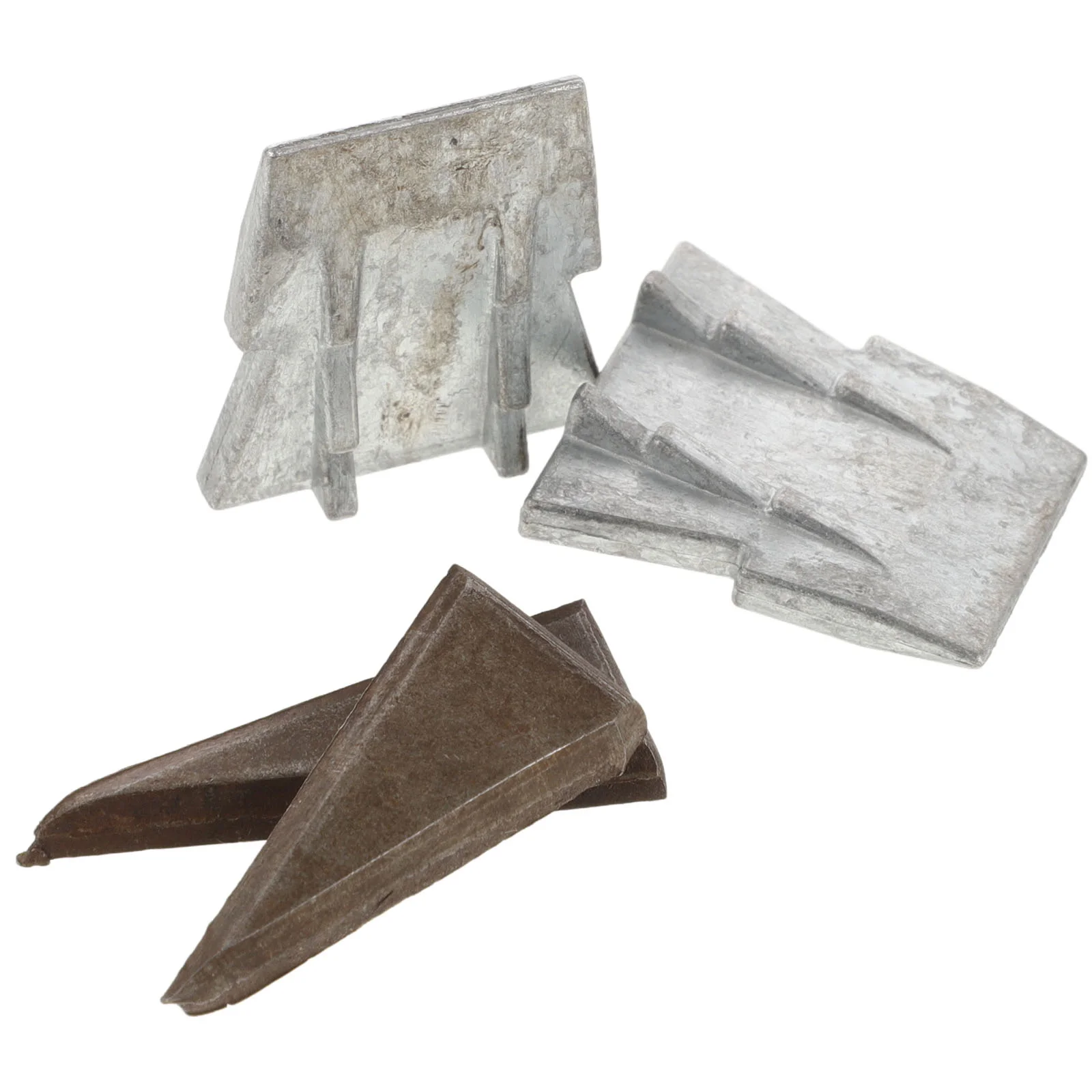 4 Pcs Nail Round Ax Hammer Wedge 250X200X060CM Iron Wooden Axe Handle Wedges 4