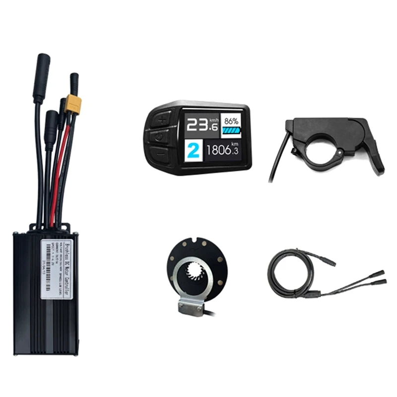 

For 36V 48V 500W750W Motor Electric Bike Motor Controller Kit With UKC3 LCD Display Electric Bicycle Scooter Accessories Parts