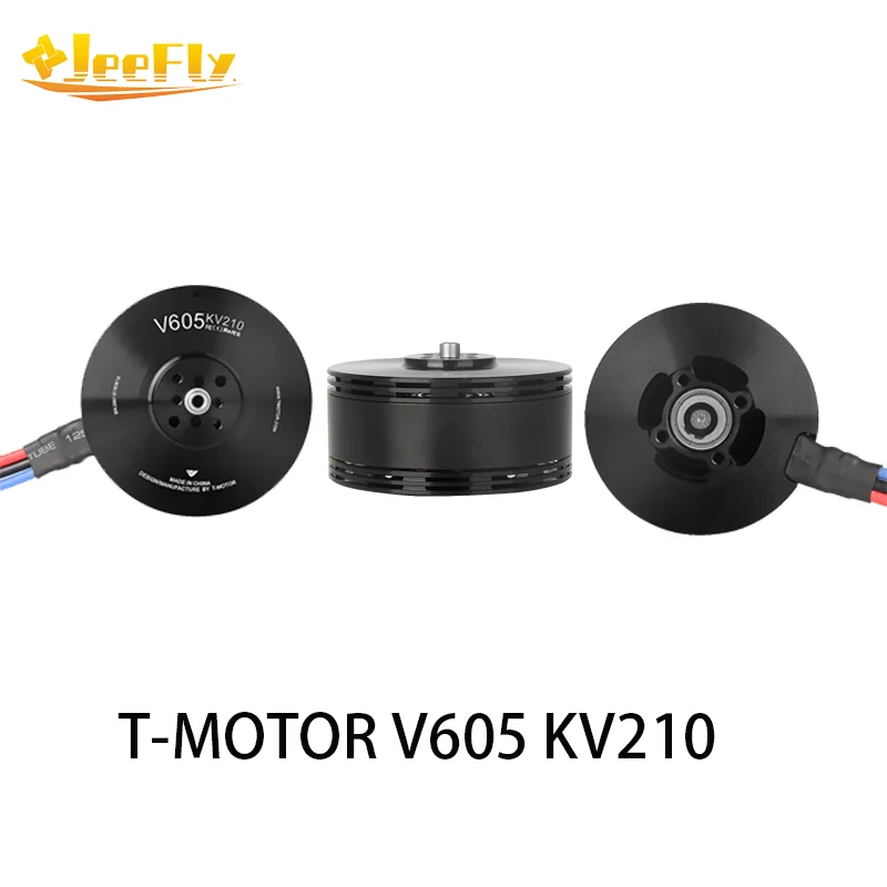 V605 T-MOTOR KV210 Двигатель БПЛА с вертикальным/фиксированным крылом Максимальная мощность 3200 Вт/длительность 180 с Максимальный ток 70 А/длительность 180 с