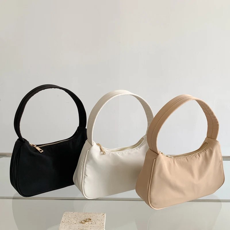 Vintage Women‘s Bag Baguette Bag Female Handbags Ladies Small Shoulder ...