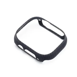 Premium Genuine Carbon Fiber Protective Case - 49MM(Ultra1 Ultra2) (Matte Black)
