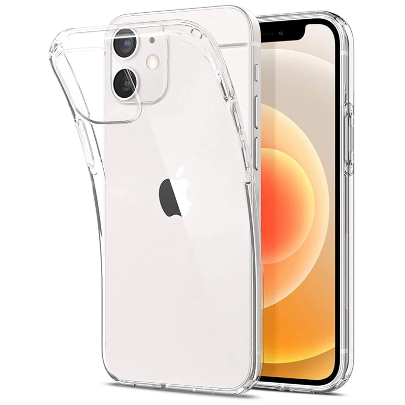 Crystal Clear Silicone Soft Back Cover - Transparent Phone Case