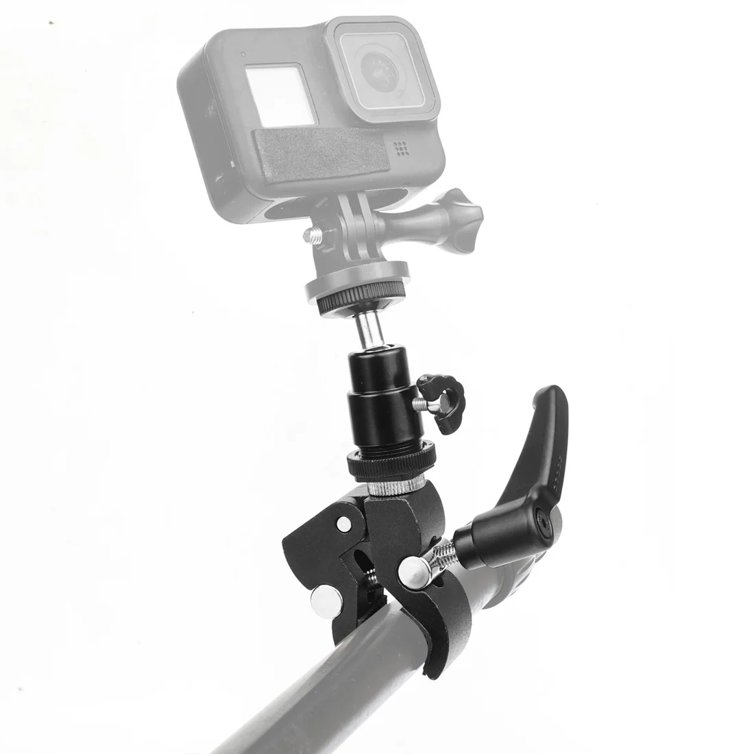 Super Clamp Mount Holder with Tripod Ball Head Adapter for Gopro For Insta360 DS