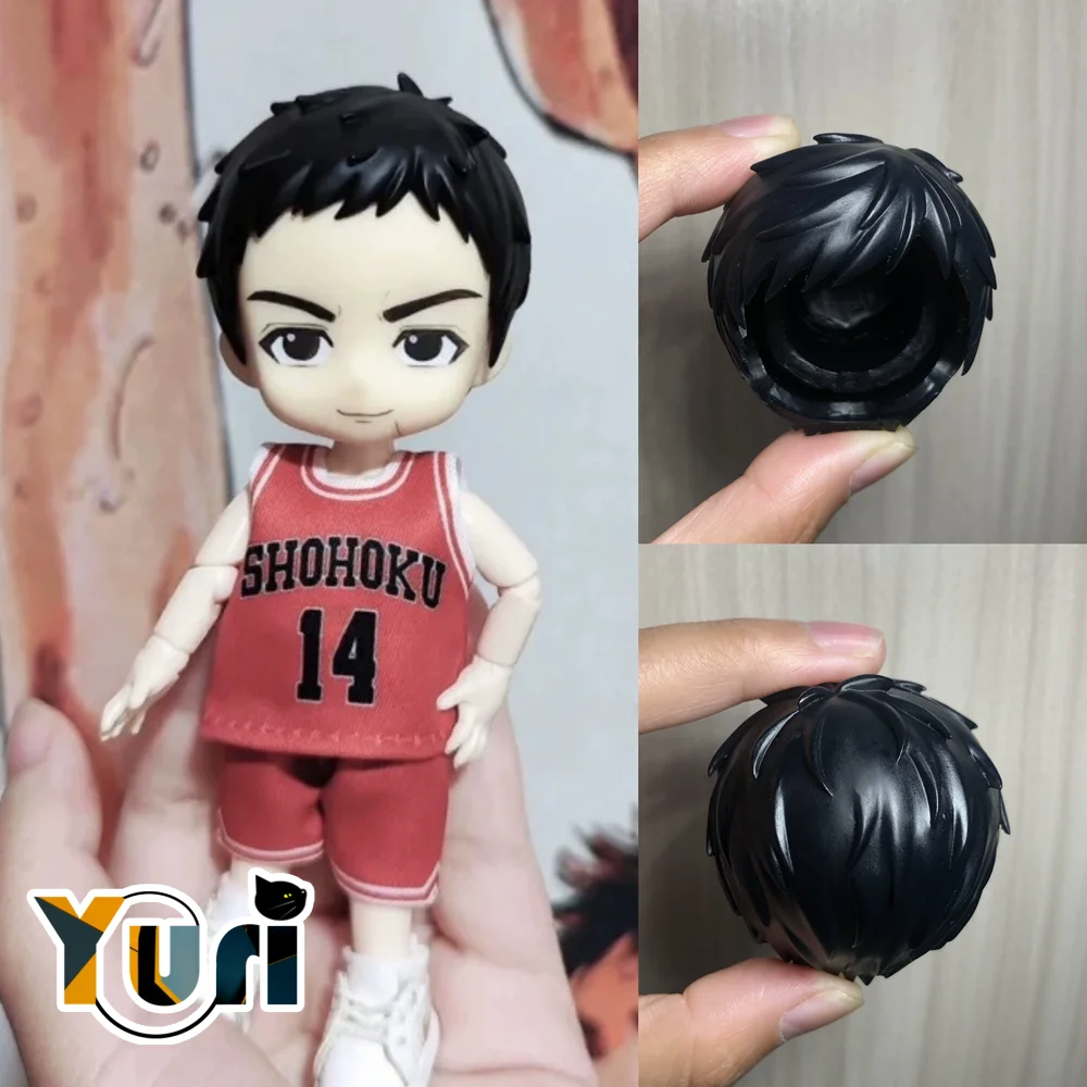 

Anime SLAM DUNK Aomine Daiki Mitsui Hisashi Handmade OB11 OB22 Colored Hair Wig Game Cosplay Cute C