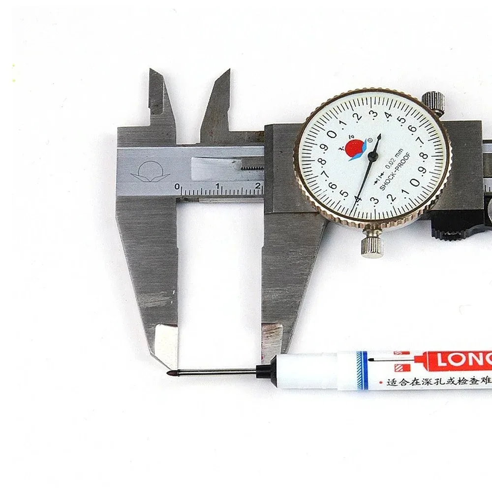 Long Head Markers Pen Multi-purpose for Woodworking Tile Decoration Deep Hole Marker Pens Red/Black/Blue/Green/White Ink