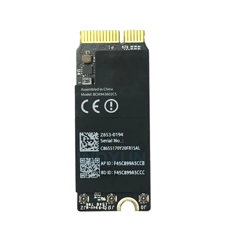 Adaptador Wifi 1750mbps 802.11ac Bluetooth 4.0 A1425 A1502 A1398 Wlan Cartão Broadcom-bcm943602cs - Imagem 3