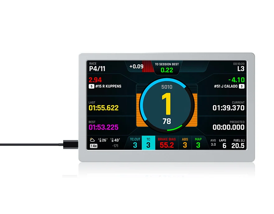 Sim-Racing-Dashboard-7inch-Windows-USB-Display-1024x600-CNC-Monitor ...