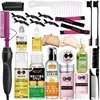 GOIPLE Electric Heat Comb Hot Hair Straightener Iron for Straighten Flyaways Fast Heated Curler Beginner Hair Styling Tools Kit 1