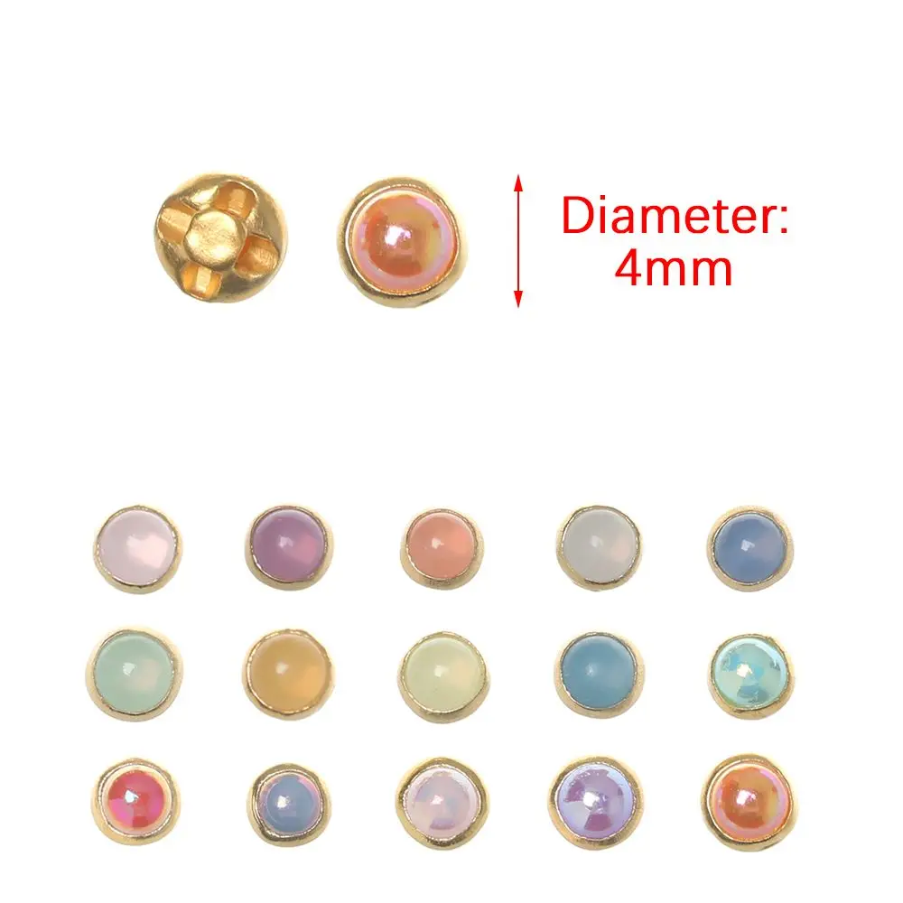20/40pcs Handmade Accessories Dollhouse Miniature DIY  Clothes 1/6 Dolls Pullip Clothing Sewing Mini Pearl Buttons