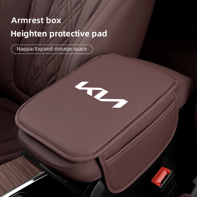 مسند ذراع السيارة صندوق الغطاء الواقي وسادة مقاومة للماء الملحقات الداخلية لكيا KN سبورتاج صباح Ceed بيكانتو ريو ProCeed نيرو