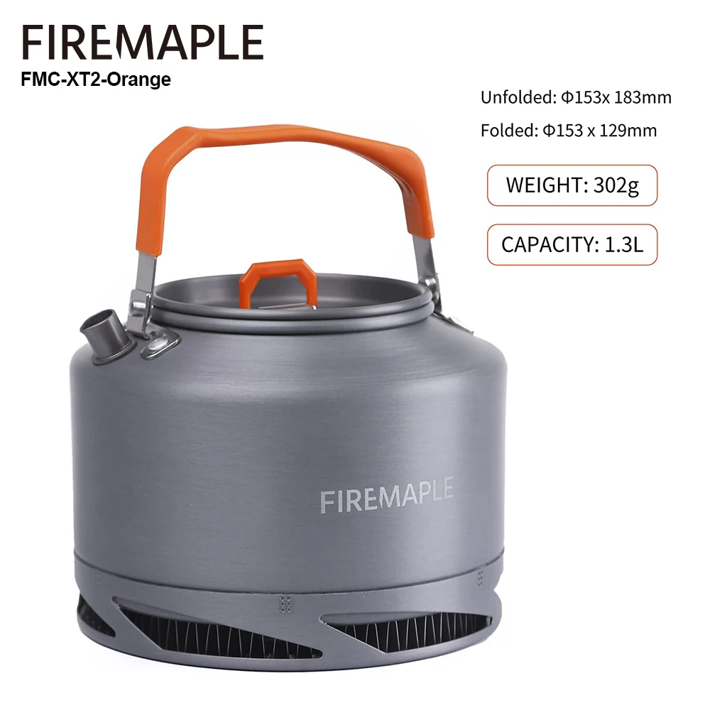 Fire Maple Outdoor Camping Teapot with Heat Exchanger and Filter